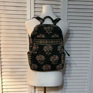 Floral Quilted Backpack